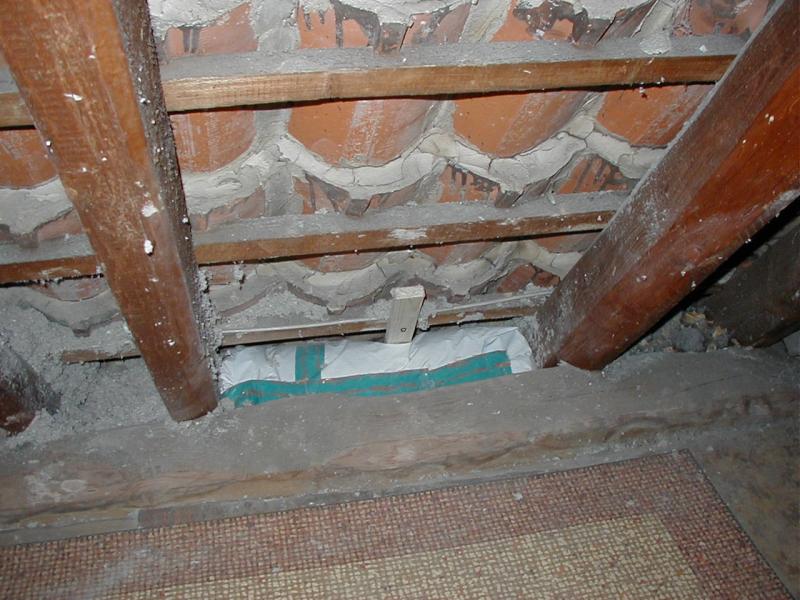 Dämmsack geschlossen